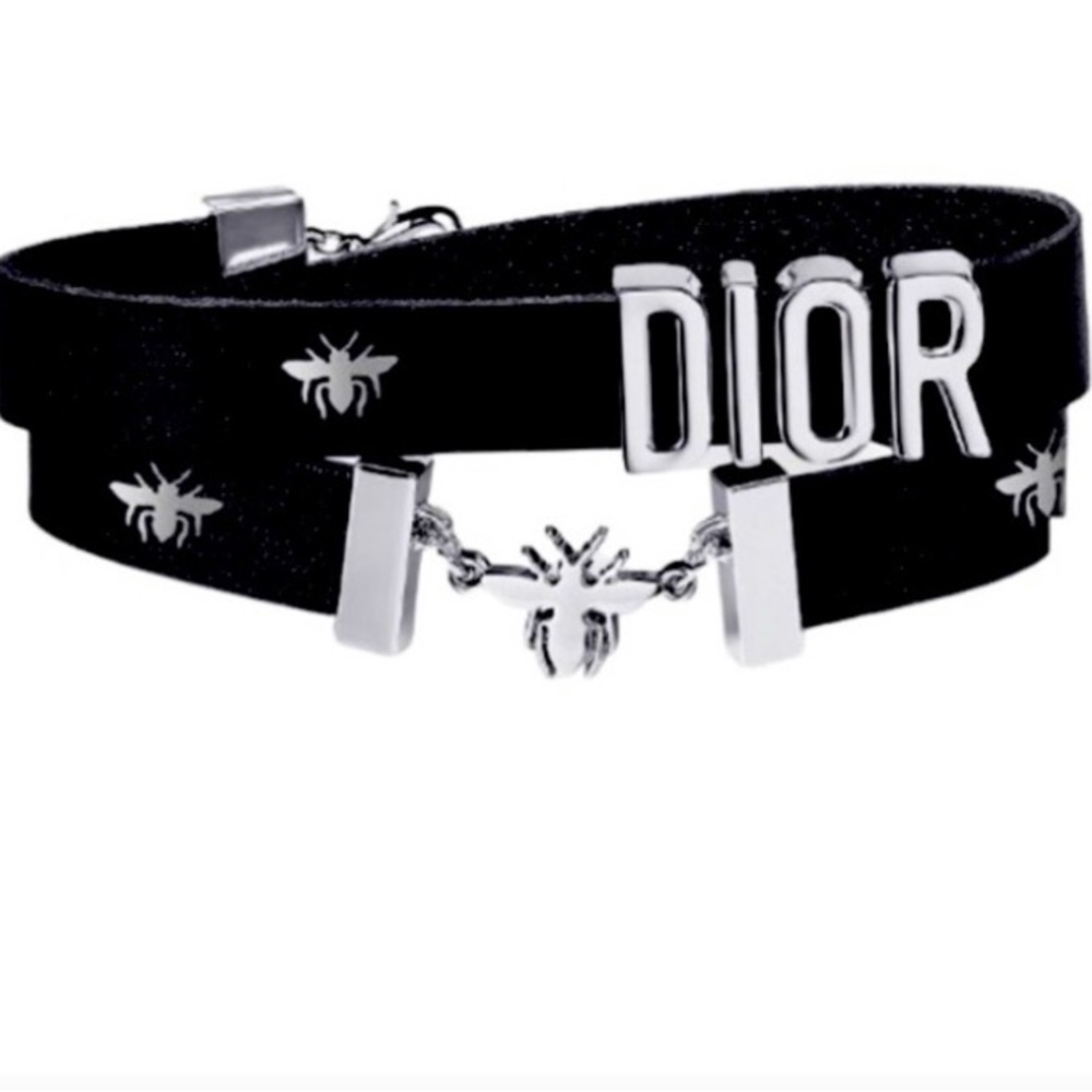 Beautiful authentic Dior leather bracelet